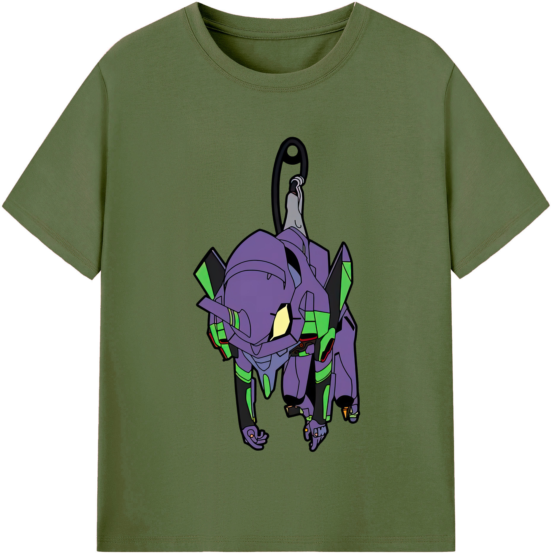 （画像用） EVA 新世紀エヴァンゲリオン 綿100％半袖Tシャツ（フロントプリント）